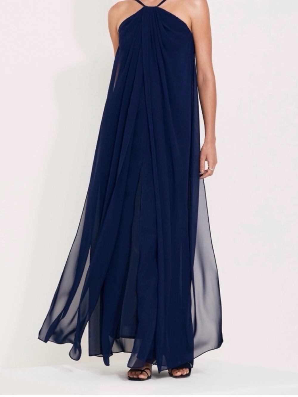 Navy maxi dress